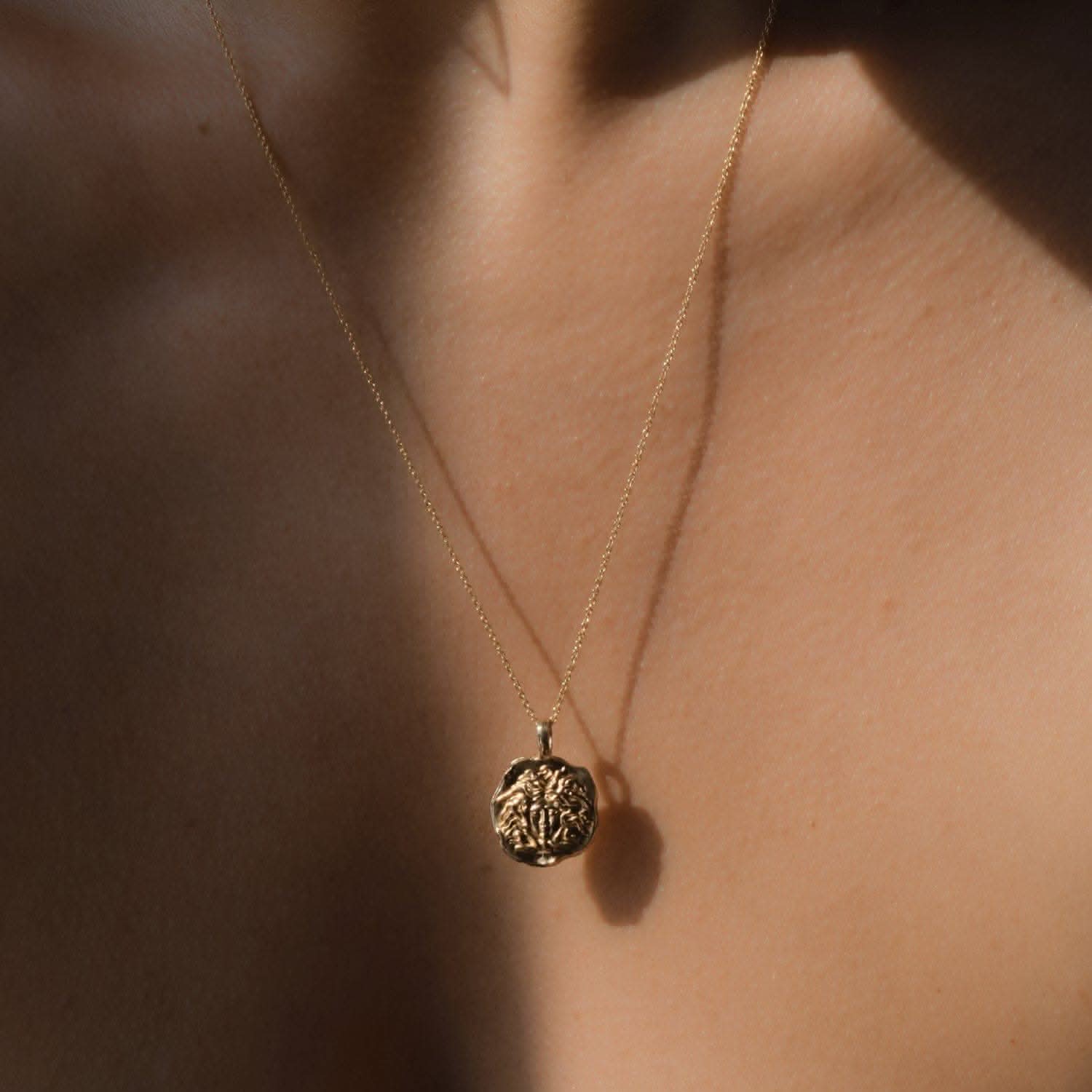 Medusa Molten Mini Medallion | Necklaces - Common Era Jewelry