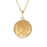 Artemis Goddess of Wild Things Necklace with Diamond | Necklaces - Common Era Jewelry