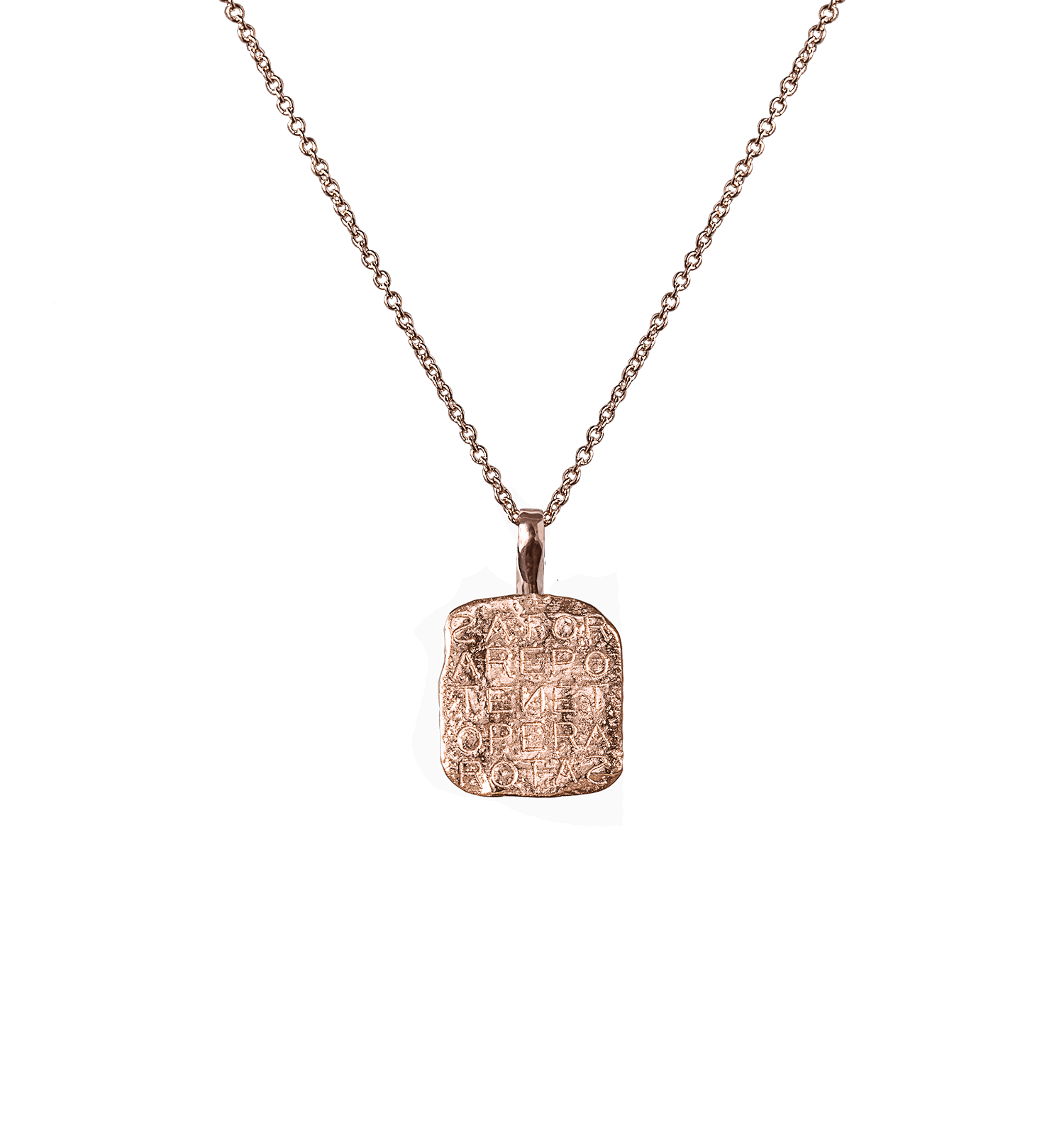 Mini Magic Sator Square Talisman Necklace | Necklaces - Common Era Jewelry