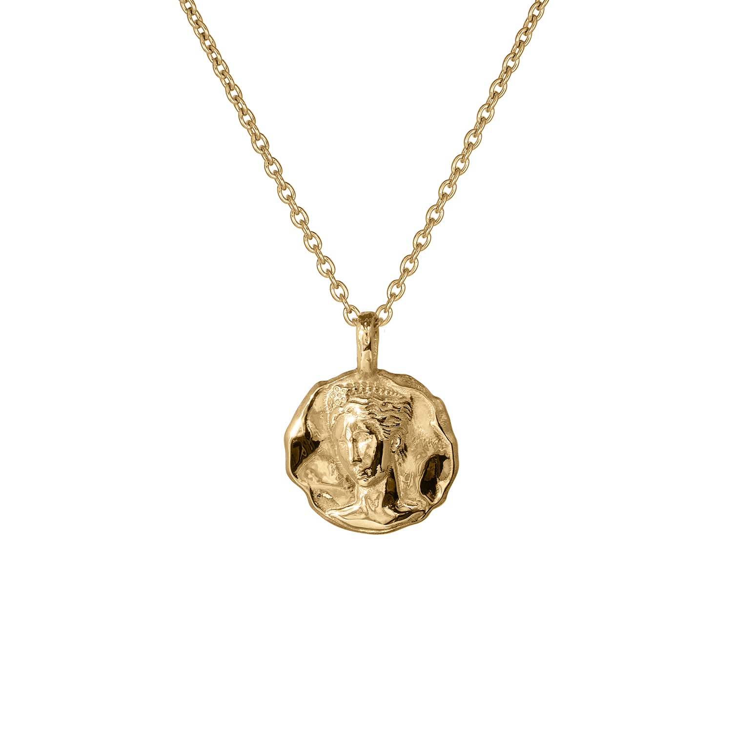 Persephone Molten Mini Medallion | Necklaces - Common Era Jewelry