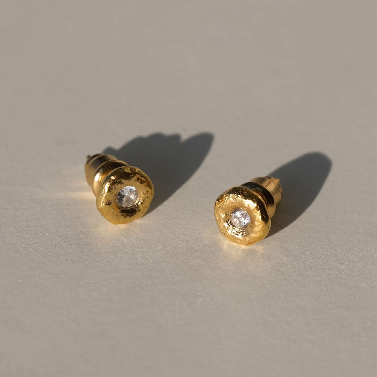 Pleiades White Sapphire Studs |  Earrings - Common Era Jewelry