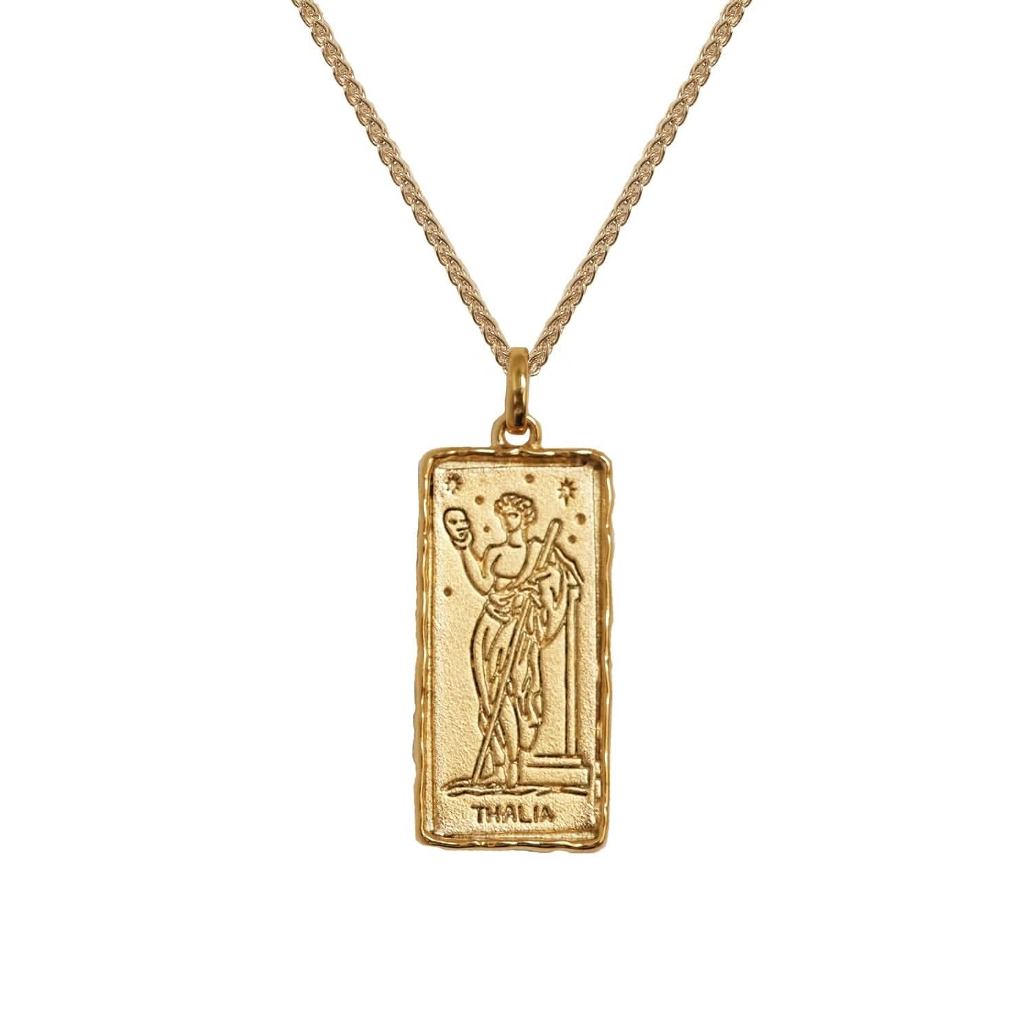 Thalia Muse of Comedy Necklace | Necklaces - Common Era Jewelry