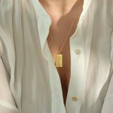 Thalia Muse of Comedy Necklace | Necklaces - Common Era Jewelry