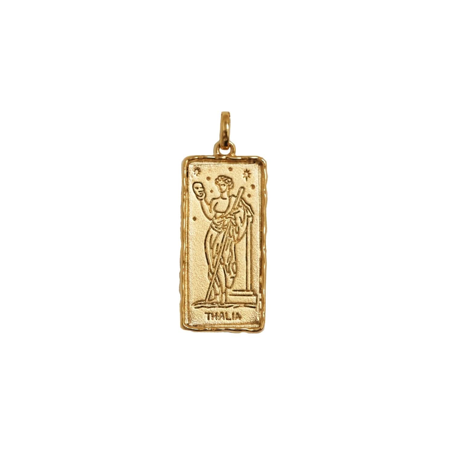 Thalia Muse of Comedy Necklace | Necklaces - Common Era Jewelry