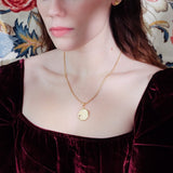 Aphrodite Goddess of Love Necklace with Garnet | Necklaces - Common Era Jewelry