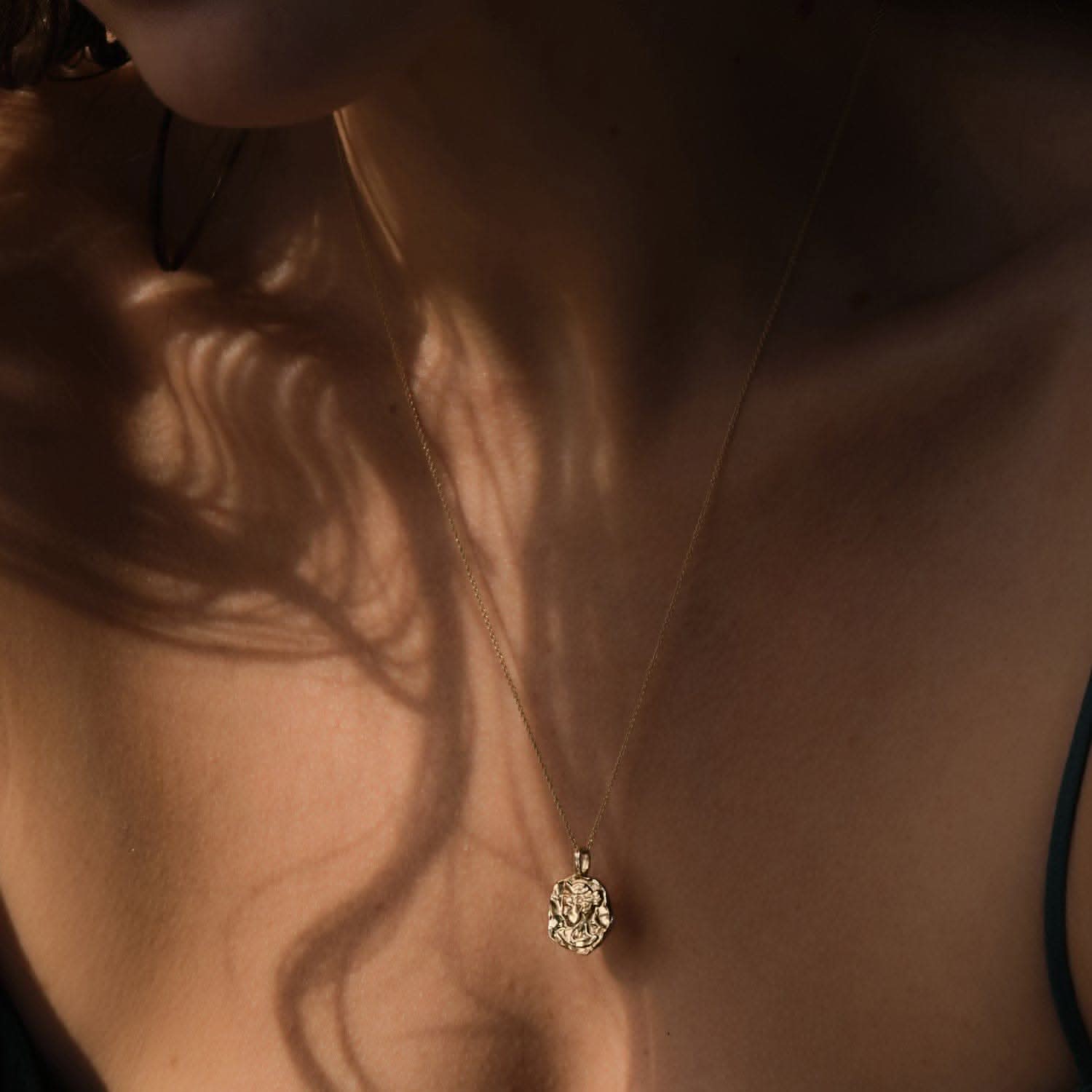 Artemis Molten Mini Medallion | Necklaces - Common Era Jewelry
