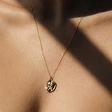 Athena Molten Mini Medallion | Necklaces - Common Era Jewelry