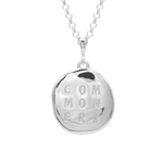Medusa 7 Emerald Medallion Necklace | Silver |  Necklaces - Common Era Jewelry