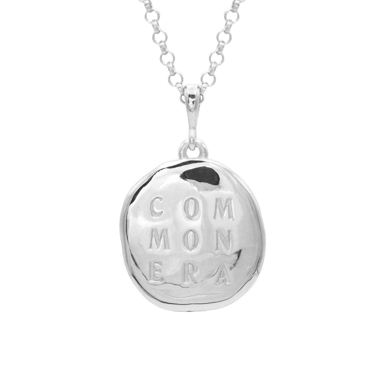 Medusa 7 Emerald Medallion Necklace | Silver | Necklaces - Common Era Jewelry