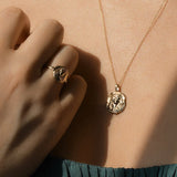 Gaia Molten Mini Medallion | Necklaces - Common Era Jewelry