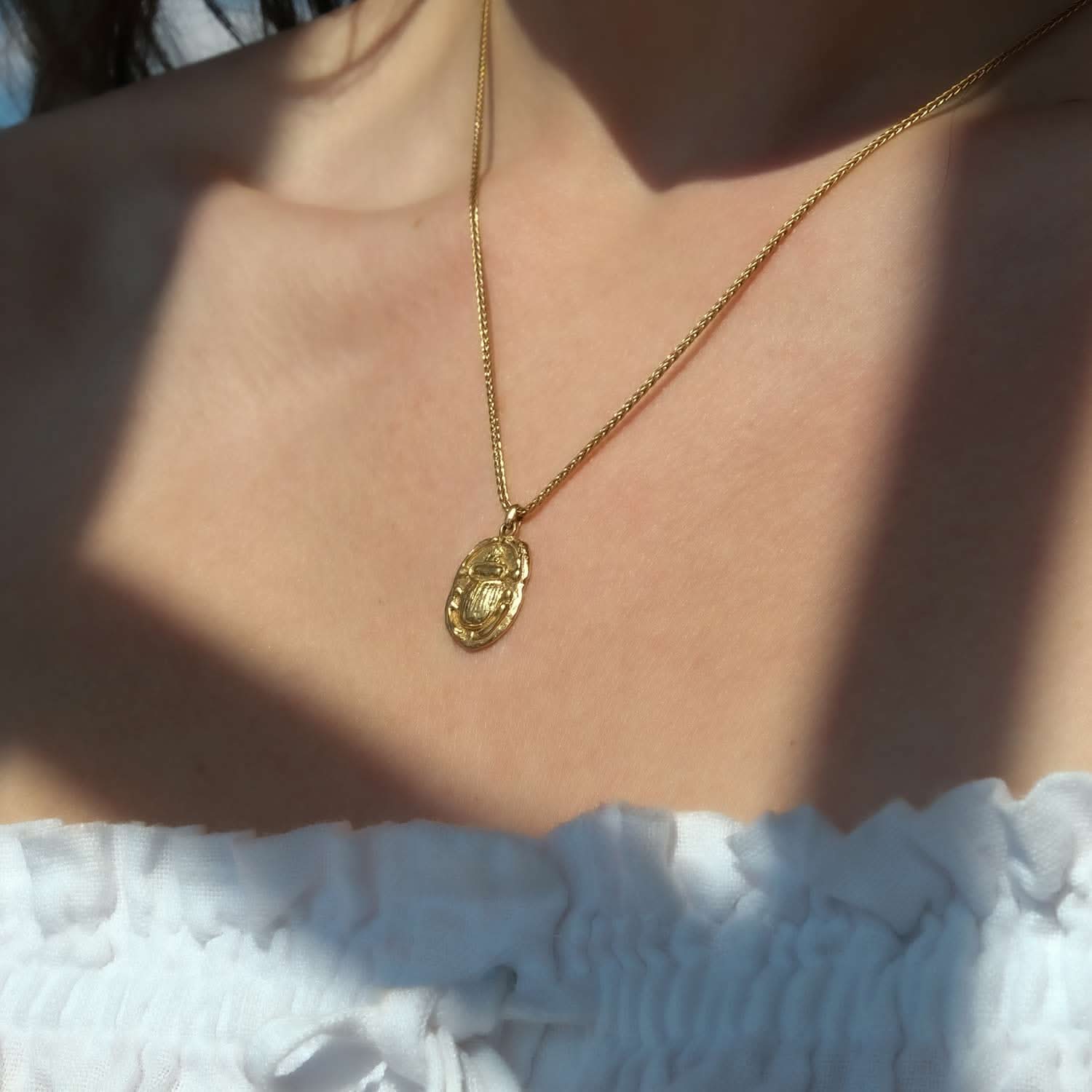 Ancient Scarab Talisman Necklace | Necklaces - Common Era Jewelry