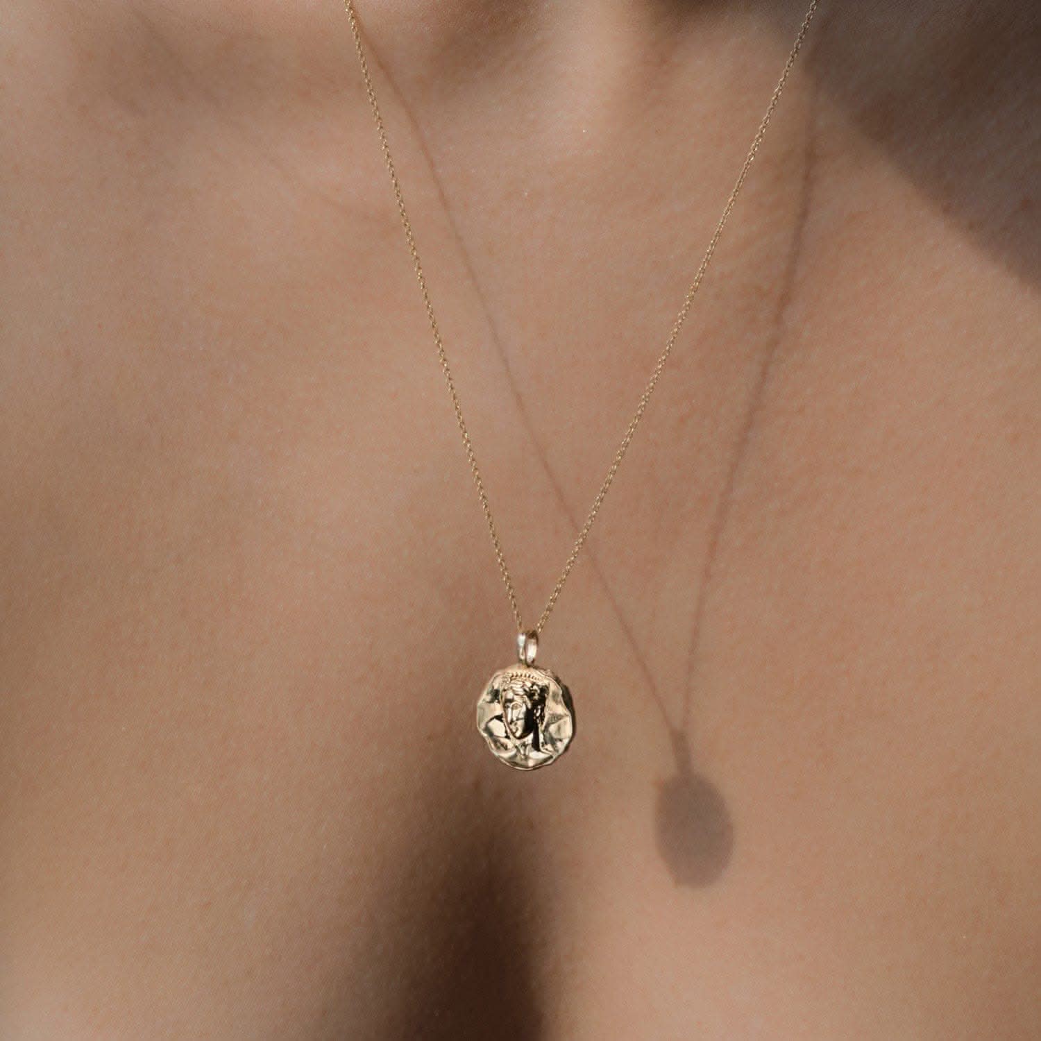 Persephone Molten Mini Medallion | Necklaces - Common Era Jewelry