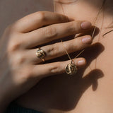 Persephone Molten Mini Medallion | Necklaces - Common Era Jewelry