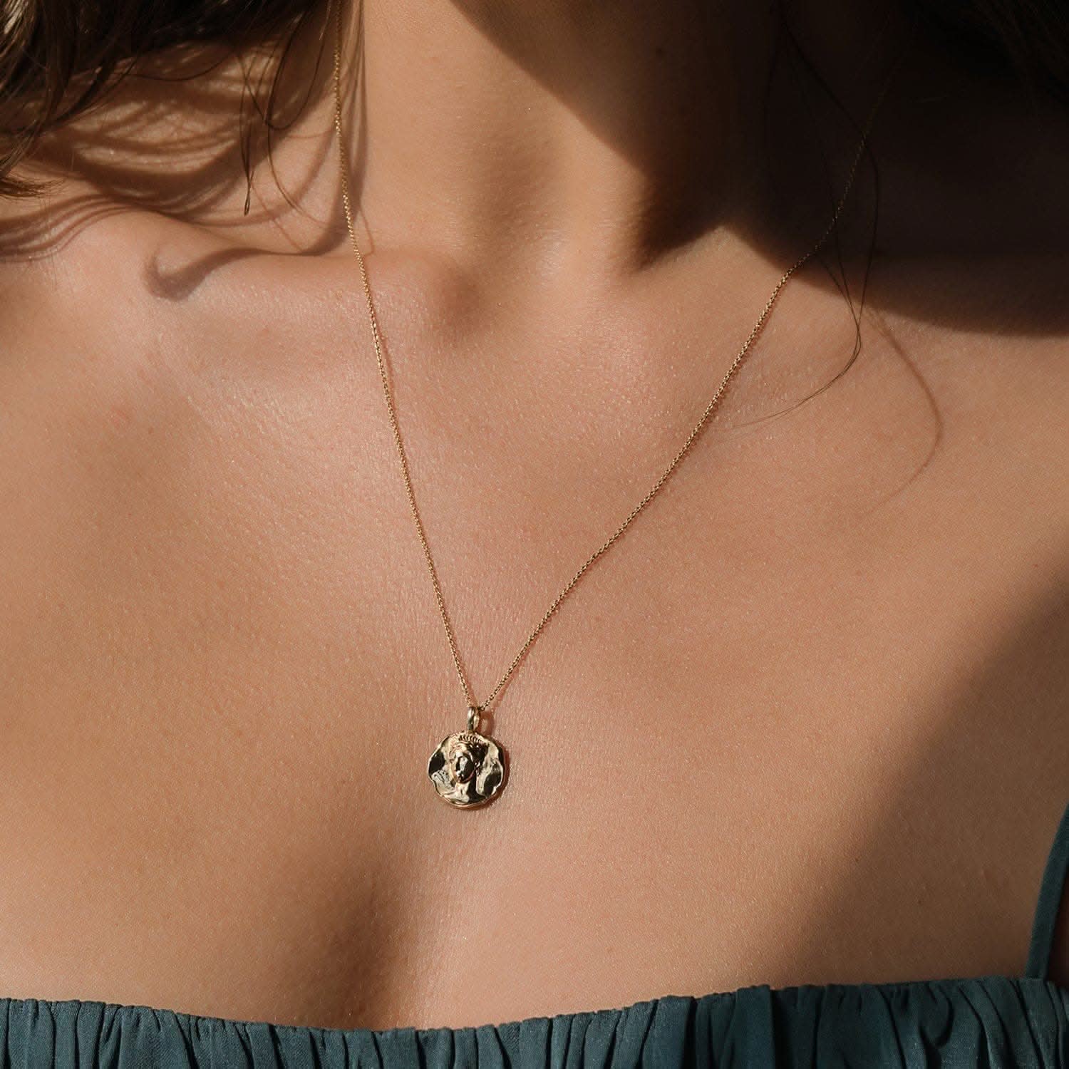Persephone Molten Mini Medallion | Necklaces - Common Era Jewelry
