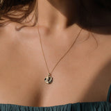 Persephone Molten Mini Medallion | Necklaces - Common Era Jewelry