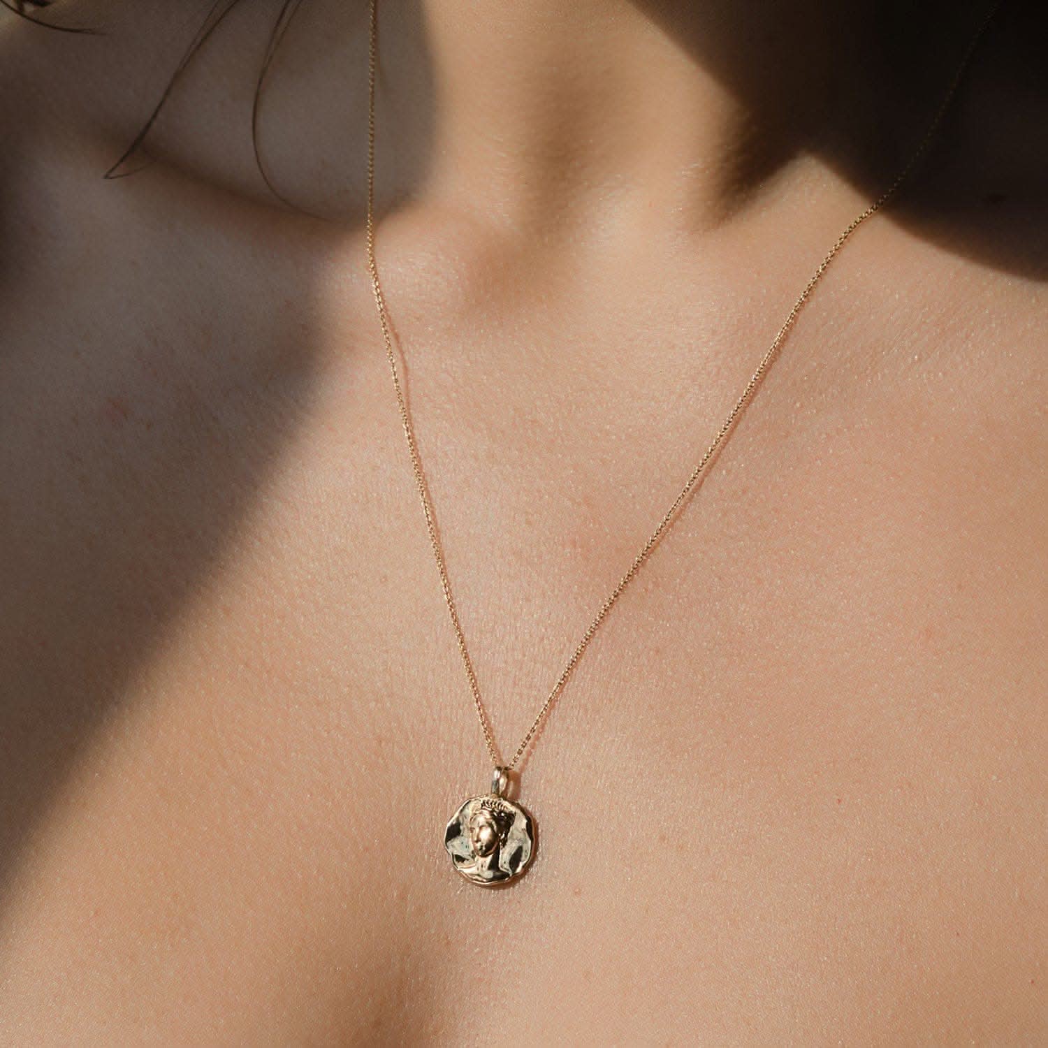 Persephone Molten Mini Medallion | Necklaces - Common Era Jewelry