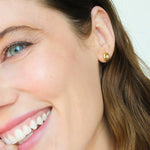 Pleiades White Sapphire Studs |  Earrings - Common Era Jewelry