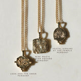 Mini Magic Sator Square Talisman Necklace | Necklaces - Common Era Jewelry