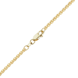Solid Gold 1.8mm Wheat Chain