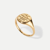 Aquarius Signet Ring