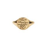Aquarius Signet Ring