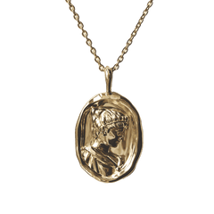 Hypatia Molten Gold Pendant |  Necklaces - Common Era Jewelry