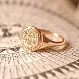 Libra Signet Ring