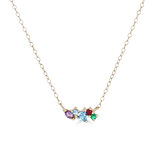 Amare Acrostic Cluster Necklace - Necklaces - Common Era Jewelry