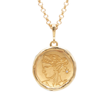 Artemis Goddess of Wild Things Necklace with Diamond - COMMON ERA