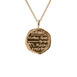 Capricorn Alchemical Zodiac Pendant