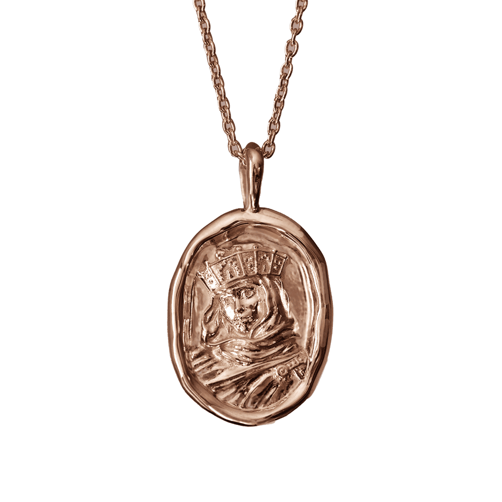 Olga of Kiev Molten Gold Pendant |  Necklaces - Common Era Jewelry