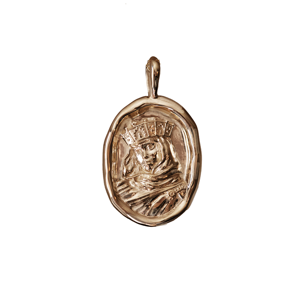 Olga of Kiev Molten Gold Pendant |  Necklaces - Common Era Jewelry