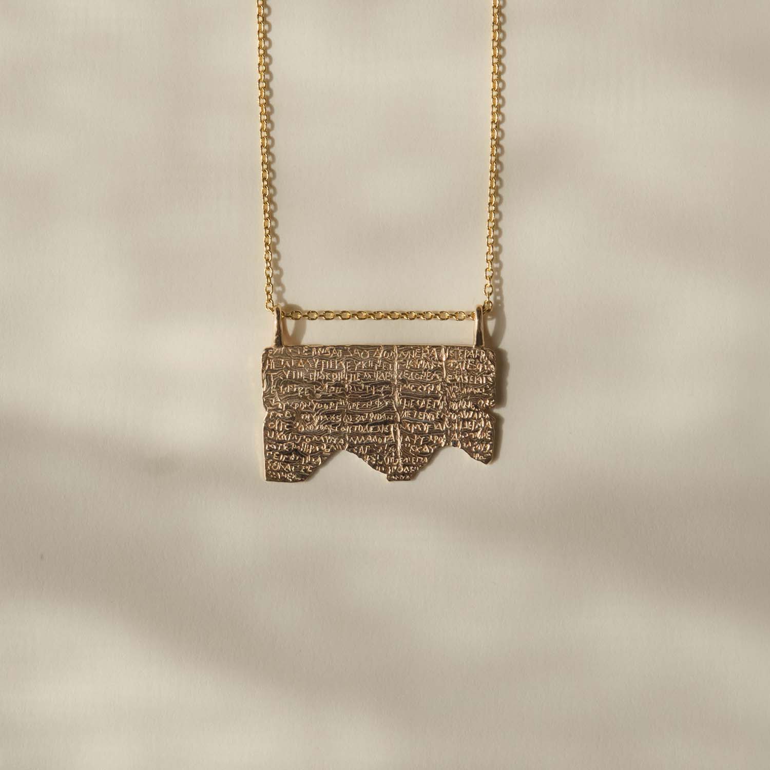 The Orphic Tablet Pendant - Pendant - Common Era Jewelry