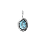 Molten Heirloom Pendant - Blue Topaz |  Necklace - Common Era Jewelry