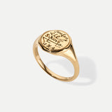Pisces Signet Ring