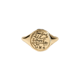 Pisces Signet Ring