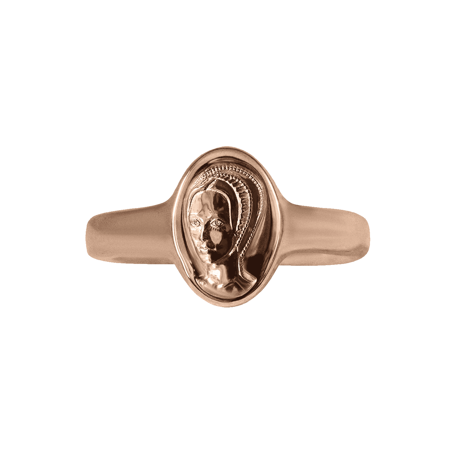 Anne Boleyn Solid Gold Signet Ring |  Rings - Common Era Jewelry