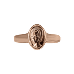 Anne Boleyn Solid Gold Signet Ring - COMMON ERA