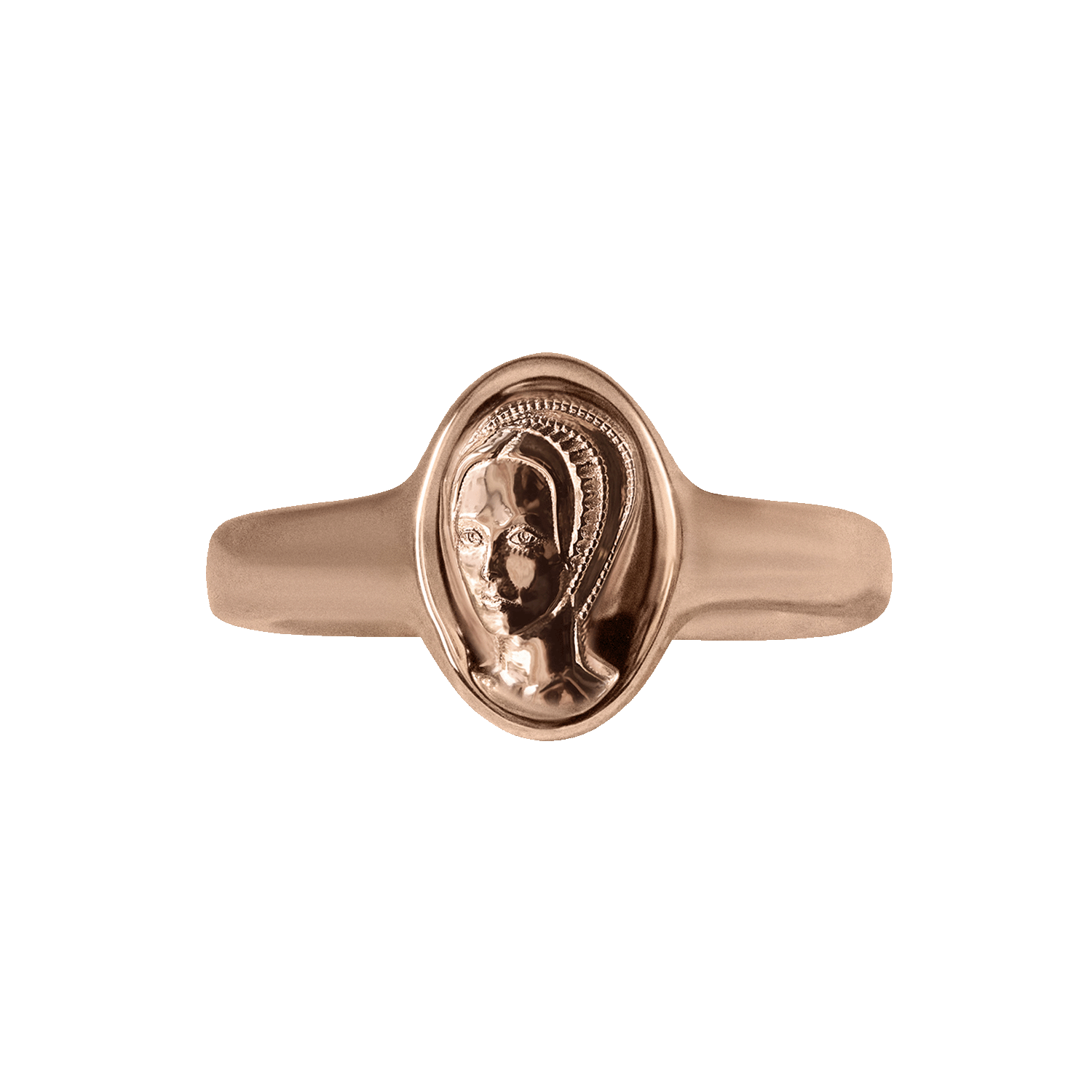 Anne Boleyn Solid Gold Signet Ring - COMMON ERA