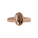Anne Boleyn Solid Gold Signet Ring - COMMON ERA