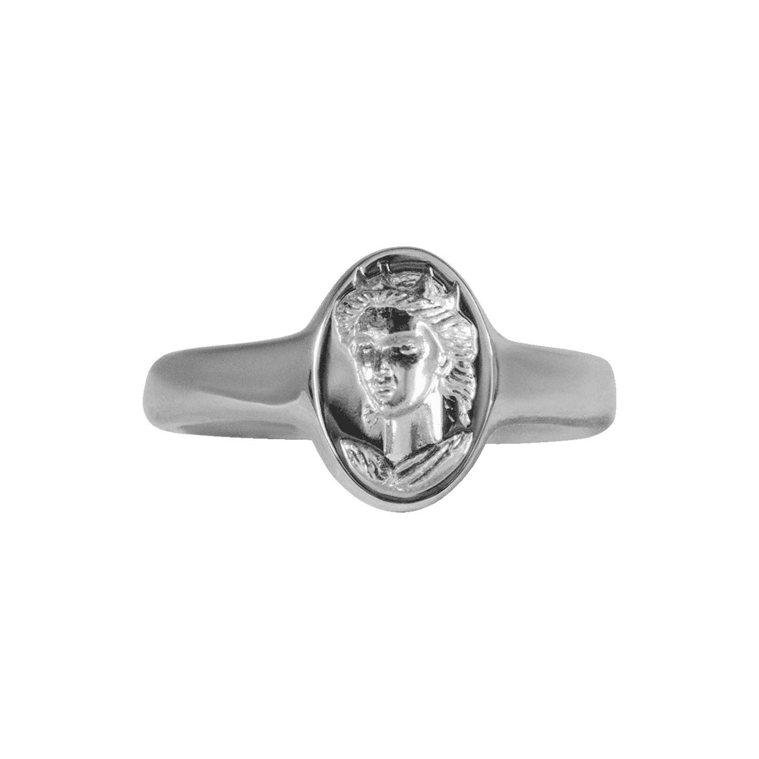 Boudica Molten Gold Signet Ring