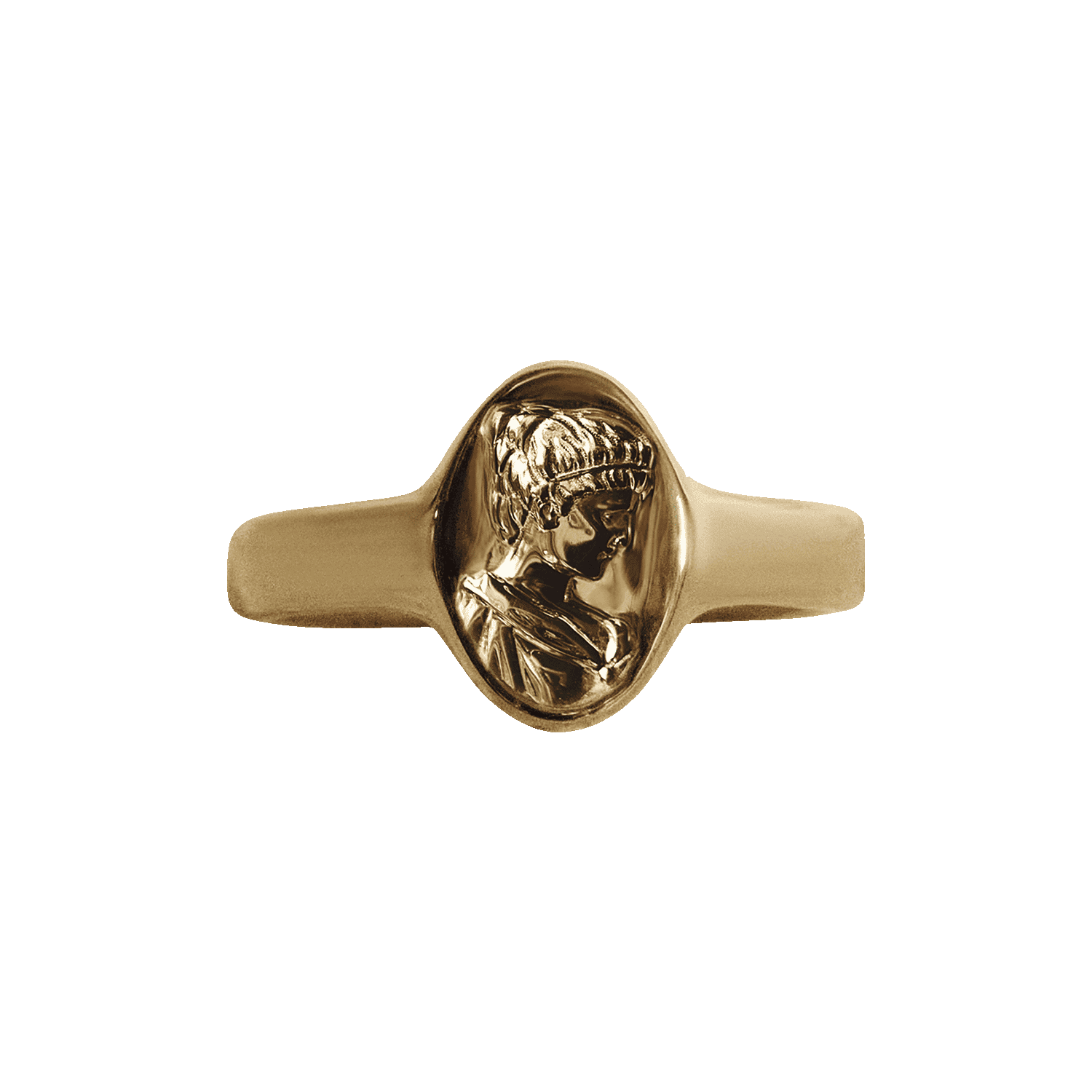 Hypatia Solid Gold Signet Ring |  Rings - Common Era Jewelry