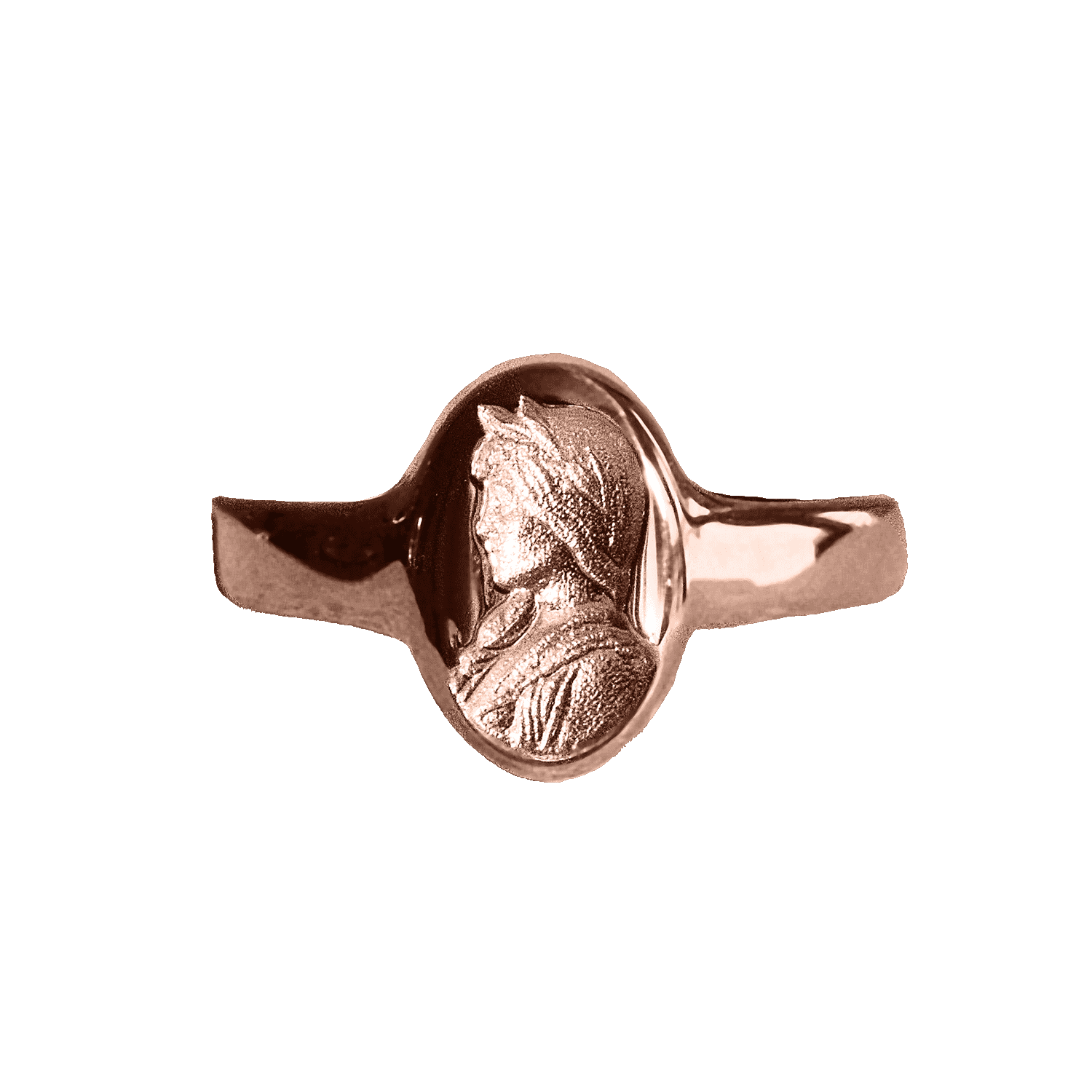 Sappho Molten Gold Signet Ring