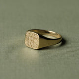 Magic Sator Square Gold Signet Ring |  Rings - Common Era Jewelry