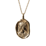 Agrippina Molten Gold Pendant |  Necklaces - Common Era Jewelry