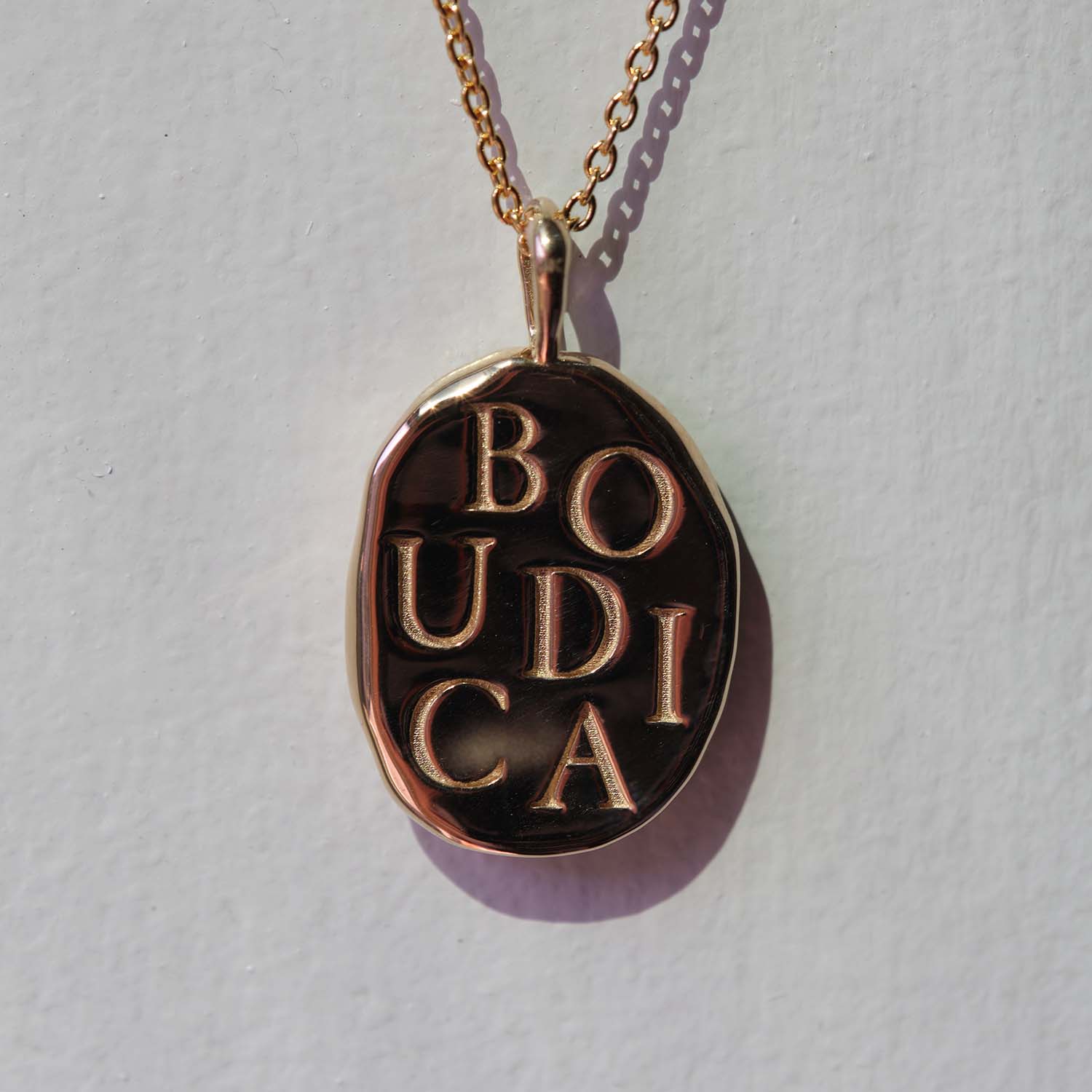 Boudica Molten Gold Pendant |  Necklaces - Common Era Jewelry