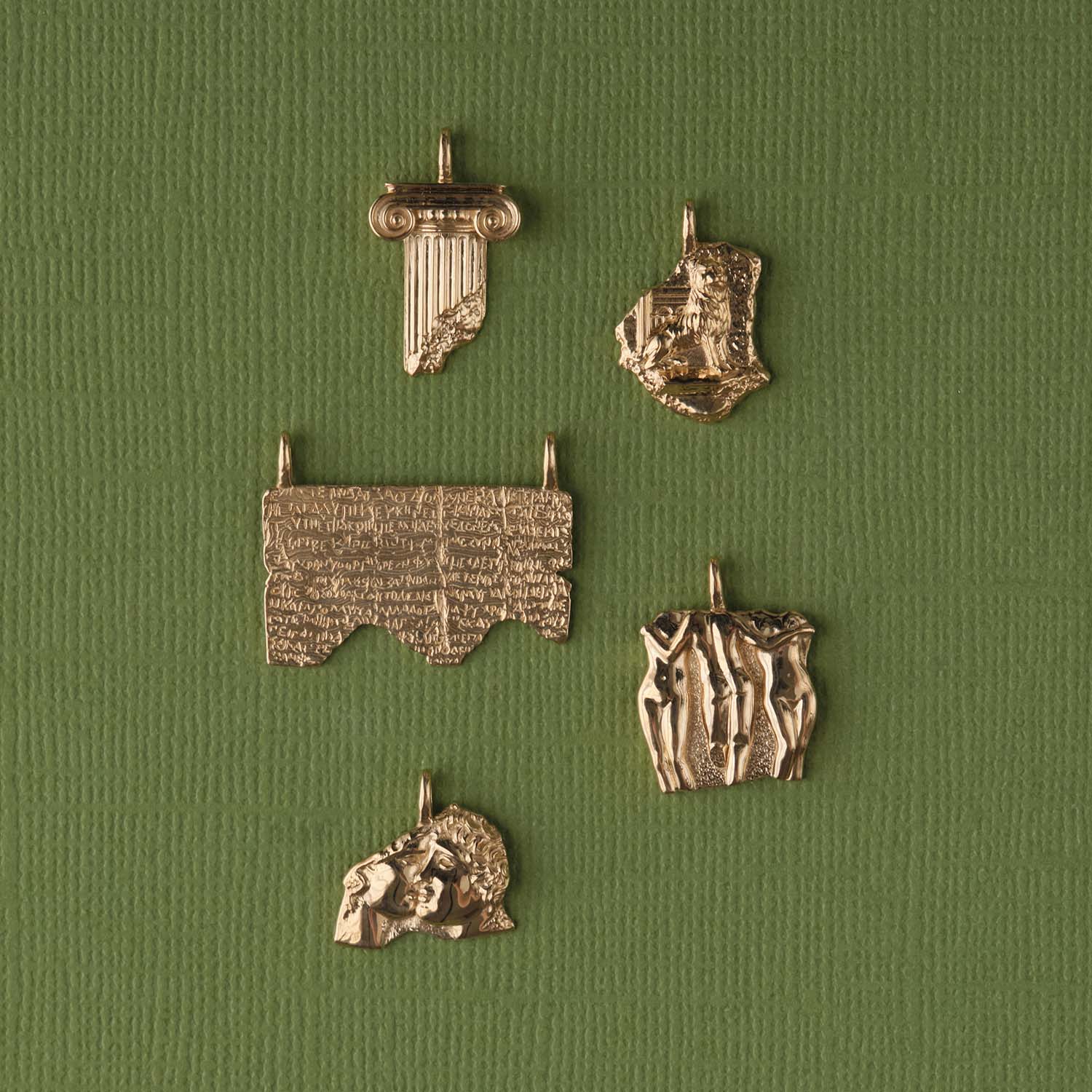 The Broken Column Pendant - Pendant - Common Era Jewelry