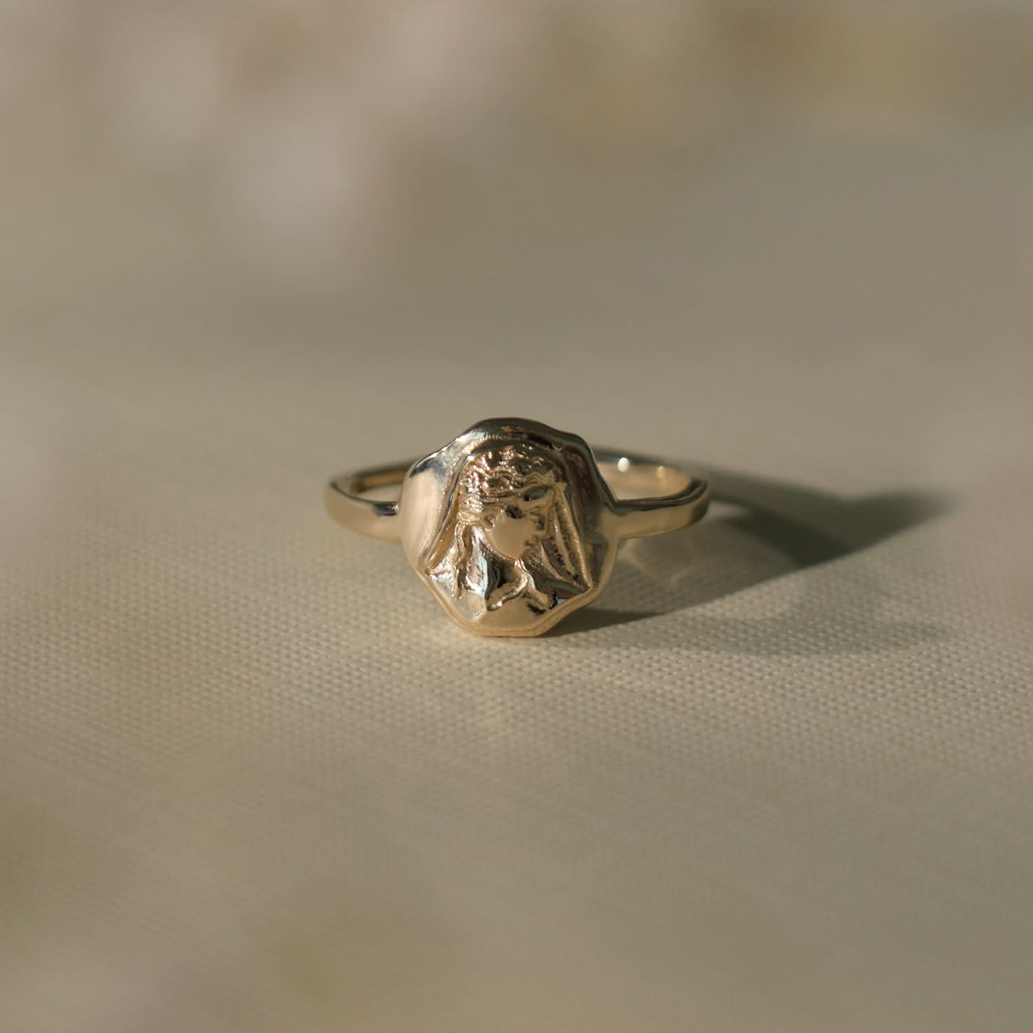 Gaia Goddess Ring - Rings - Common Era Jewelry