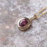 Molten Heirloom Pendant - Garnet