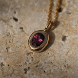 Molten Heirloom Pendant - Garnet |  Necklace - Common Era Jewelry